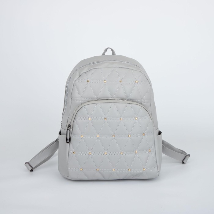 Рюкзак, отдел на молнии, наружный карман, цвет серый
Рюкзак, отдел на молнии, наружный карман, цвет серый