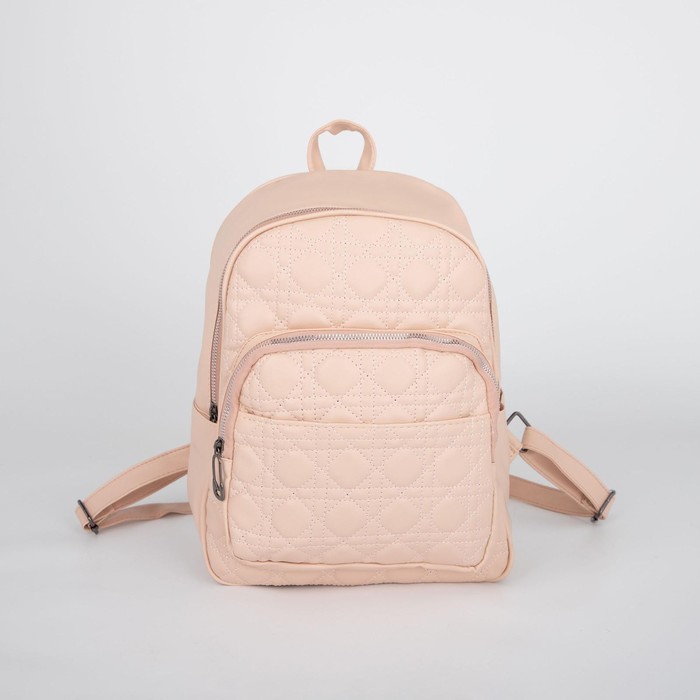 Рюкзак, отдел на молнии, 2 наружных кармана, цвет розовый
Рюкзак, отдел на молнии, 2 наружных кармана, цвет розовый