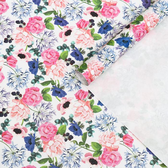 Бумага упаковочная крафт "Розы, 0,5 х 0,7 м
Бумага упаковочная крафт "Розы, 0,5 х 0,7 м