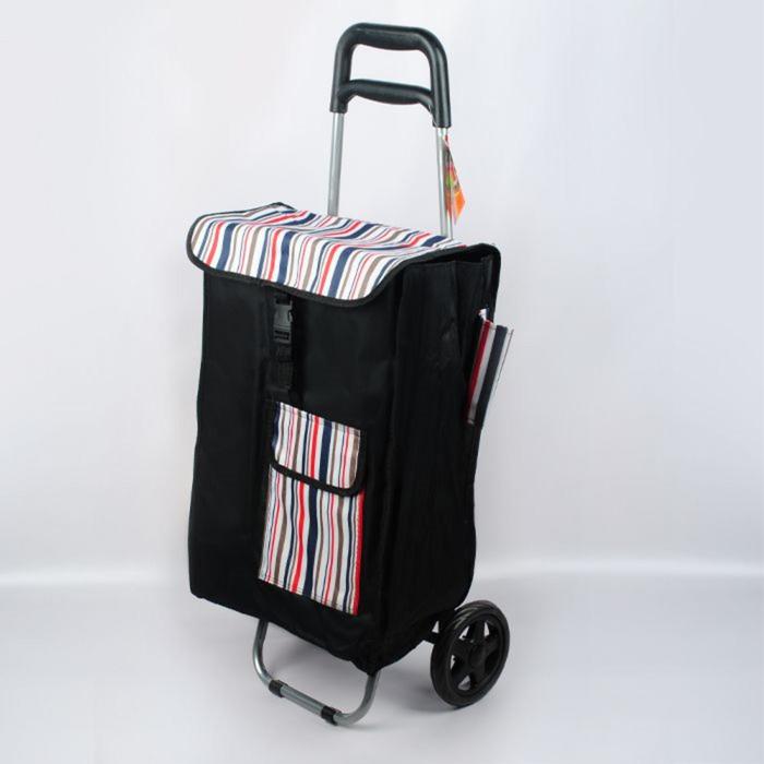 Сумка-тележка PRAKTISCHE max вес 20 кг, 96 х 34 х 26см, 2 колеса d=16 см цвет черный, полоска 6905
Сумка-тележка PRAKTISCHE max вес 20 кг, 96 х 34 х 26см, 2 колеса d=16 см цвет черный, полоска 6905