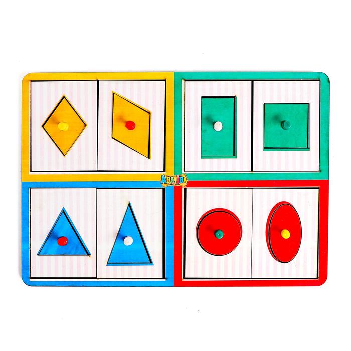 Головоломка Монтессори «Трафареты»
Головоломка Монтессори «Трафареты»