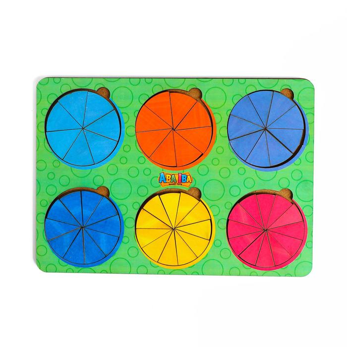 Головоломка «Дроби» Б.П. Никитина, 6 кругов 2-й уровень
Головоломка «Дроби» Б.П. Никитина, 6 кругов 2-й уровень