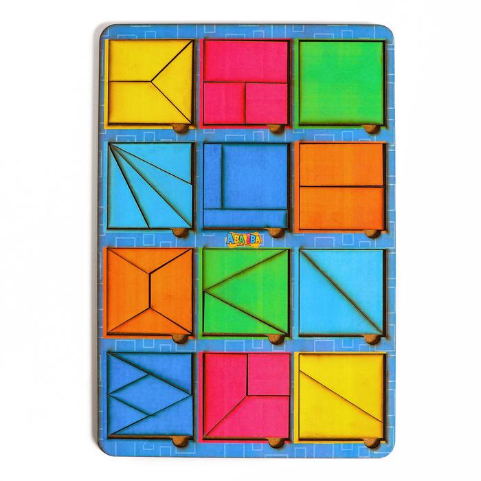 Головоломка «Сложи квадрат» Б.П. Никитин, 12 квадратов 1-й уровень
Головоломка «Сложи квадрат» Б.П. Никитин, 12 квадратов 1-й уровень