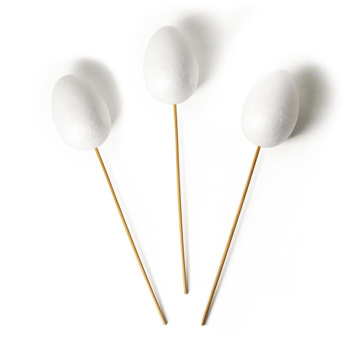 Набор яиц на палочке для творчества 3 шт., размер 1 шт: 4 × 6 см
Набор яиц на палочке для творчества 3 шт., размер 1 шт: 4 × 6 см