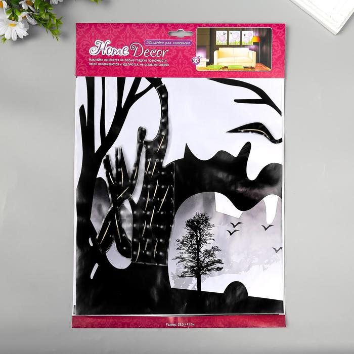 фото Набор декоративных наклеек "сонная лощина" 33х41 см, 3 шт