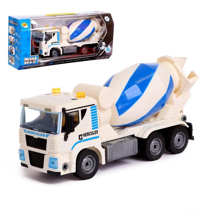 Конструктор винтовой «Бетономешалка», свет и звук, 82 детали
Конструктор винтовой «Бетономешалка», свет и звук, 82 детали