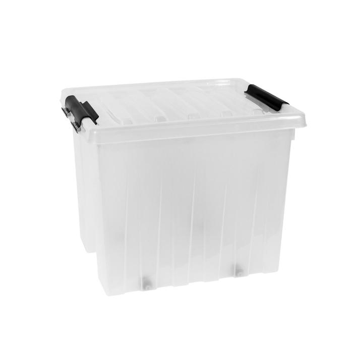 Контейнер на роликах с крышкой 500х390х390 прозрачный 50 л
Контейнер на роликах с крышкой 500х390х390 прозрачный 50 л