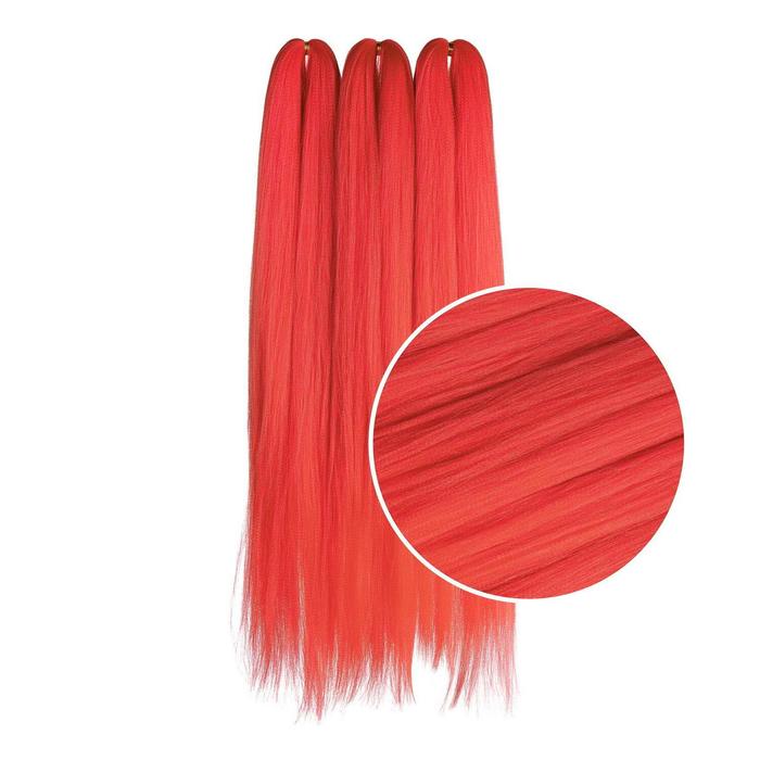 Канекалон однотонный, гофрированный, 72 см, 300 гр, KAMI LIGHT RED SUPERPACK 
Канекалон однотонный, гофрированный, 72 см, 300 гр, KAMI LIGHT RED SUPERPACK