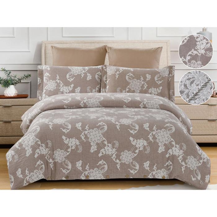 КПБ 2 сп, 230×250 см, 180×215 см, 50×70 см - 2 шт., 70×70 см - 2 шт.
КПБ 2 сп, 230×250 см, 180×215 см, 50×70 см - 2 шт., 70×70 см - 2 шт.