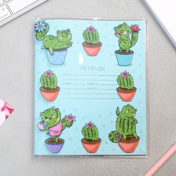 Обложка для тетради «Котокактус»
Обложка для тетради «Котокактус»