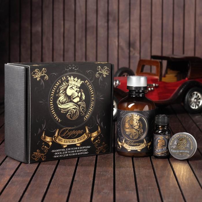 Набор шампунь, масло и воск для усов и бороды «100% харизмы», 14 х 15 см 
Набор шампунь, масло и воск для усов и бороды «100% харизмы», 14 х 15 см