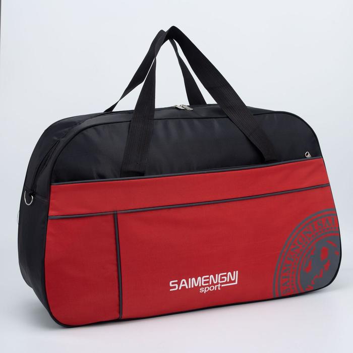 Сумка спортивная, отдел на молнии, наружный карман, цвет чёрный/красный
Сумка спортивная, отдел на молнии, наружный карман, цвет чёрный/красный