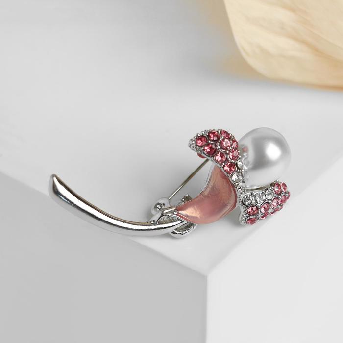 Брошь "Цветок" удивительный, цвет бело-розовый в серебре
Брошь "Цветок" удивительный, цвет бело-розовый в серебре