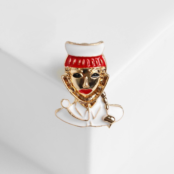 Значок "Врач-терапевт" со стетоскопом, цвет красно-белый в золоте
Значок "Врач-терапевт" со стетоскопом, цвет красно-белый в золоте