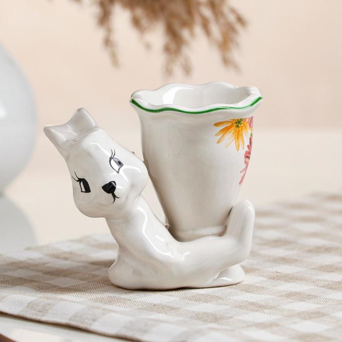 Подставка под яйцо "Зайчик", белая, деколь микс
Подставка под яйцо "Зайчик", белая, деколь микс