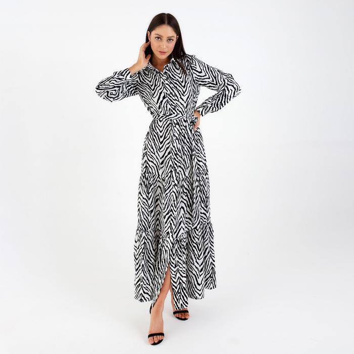 Платье рубашка с воланом MIST, р. 44, бел
Платье рубашка с воланом MIST, р. 44, бел