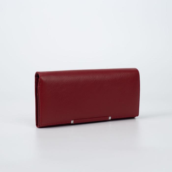 Кошелёк женский, 3 отдела на магнитах, цвет красный
Кошелёк женский, 3 отдела на магнитах, цвет красный