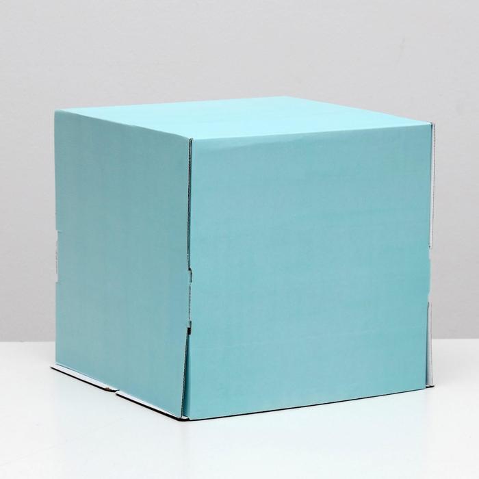 Кондитерская упаковка, без окна, голубая, 30 х 30 х 30 см
Кондитерская упаковка, без окна, голубая, 30 х 30 х 30 см