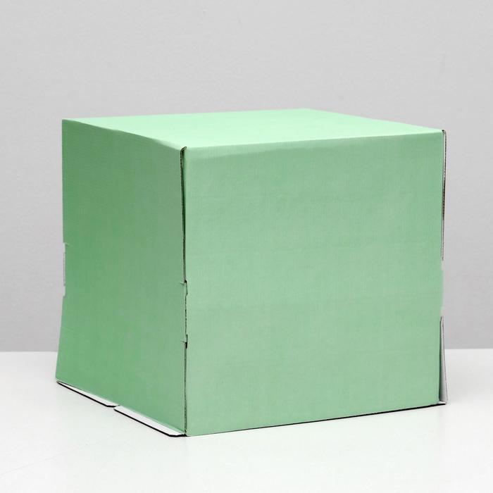 Кондитерская упаковка, без окна, мятная, 30 х 30 х 30 см
Кондитерская упаковка, без окна, мятная, 30 х 30 х 30 см