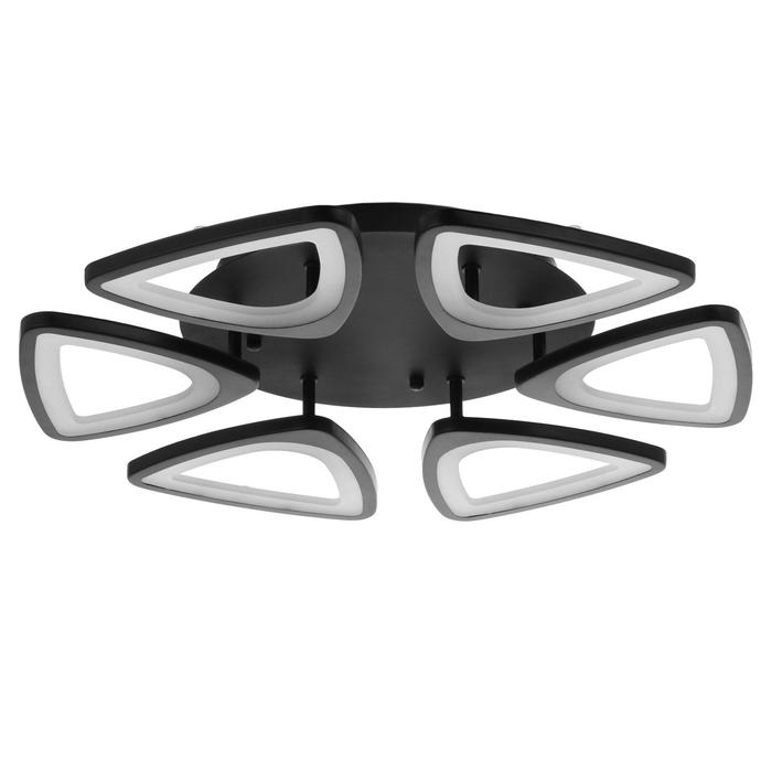 Люстра с ПДУ 59122/6BK LED 110Вт 3 режима диммер черный 40х40х14 см
Люстра с ПДУ 59122/6BK LED 110Вт 3 режима диммер черный 40х40х14 см