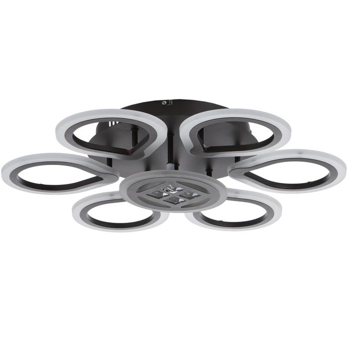 Люстра с ПДУ 1159/7CF LED 84Вт 3000-6000К диммер кофе 55х55х9 см 
Люстра с ПДУ 1159/7CF LED 84Вт 3000-6000К диммер кофе 55х55х9 см