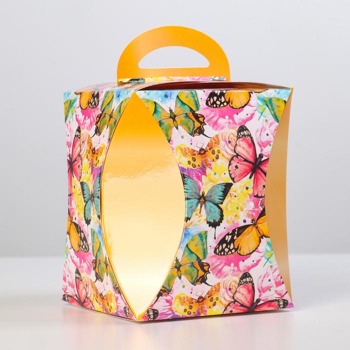 Коробка для кулича "Бабочки цветные" диаметр 12,4 см
Коробка для кулича "Бабочки цветные" диаметр 12,4 см