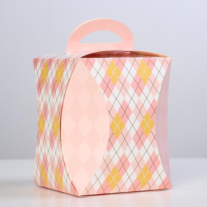 Коробка для кулича "Ромбики" диаметр 12,4 см
Коробка для кулича "Ромбики" диаметр 12,4 см