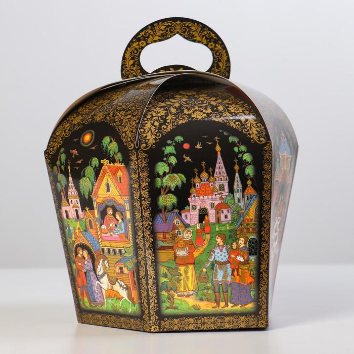 Коробка для кулича "Палех черный" диаметр 13,4 см
Коробка для кулича "Палех черный" диаметр 13,4 см