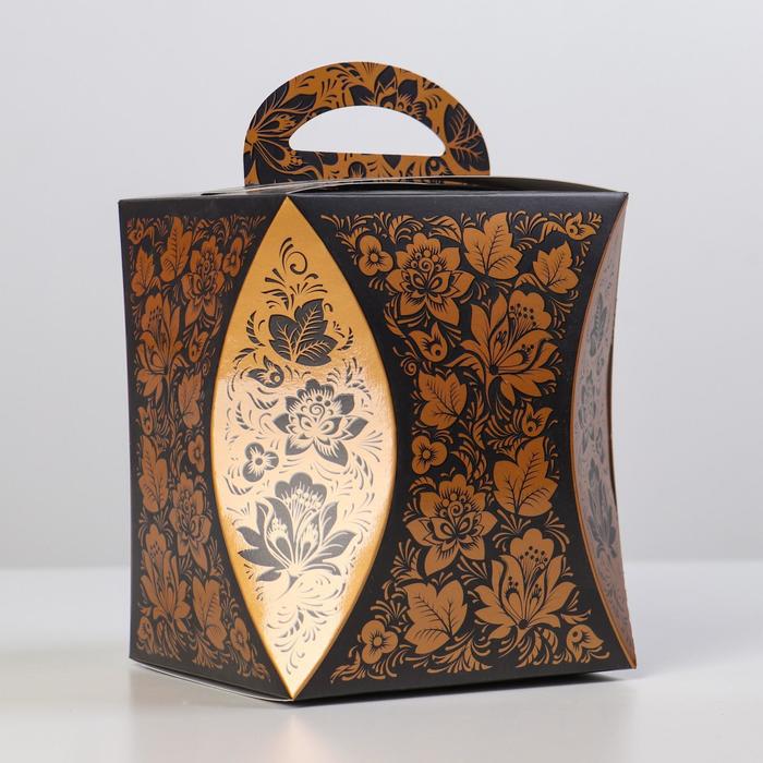 Коробка для кулича "Узор хохломы" диаметр 12,4 см
Коробка для кулича "Узор хохломы" диаметр 12,4 см