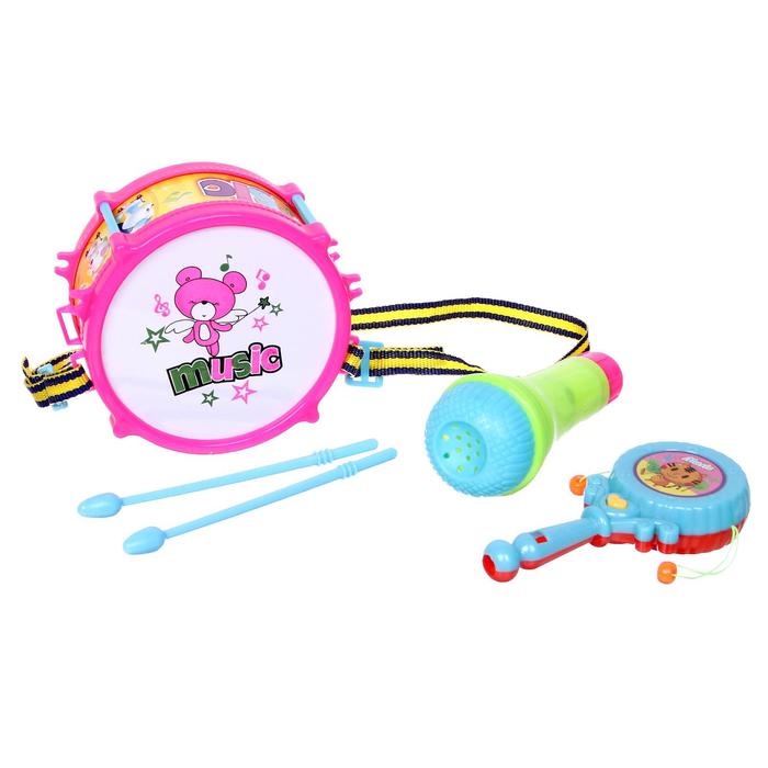 Набор музыкальных инструментов «Пати бэнд», 5 предметов, цвета МИКС
Набор музыкальных инструментов «Пати бэнд», 5 предметов, цвета МИКС