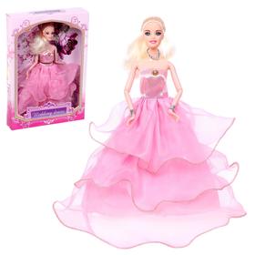 Кукла-модель «Невеста» шарнирная в пышном платье