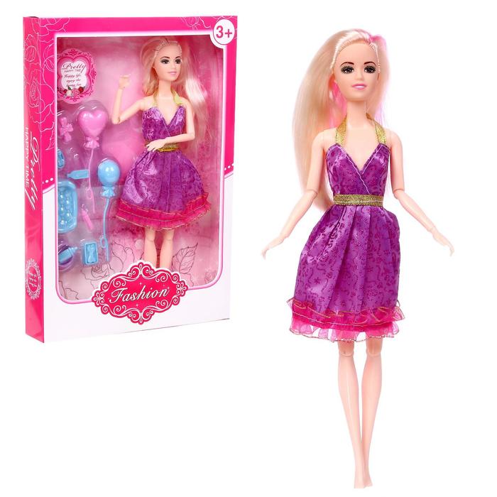 Кукла-модель шарнирная «Стильный образ» с аксессуарами, МИКС
Кукла-модель шарнирная «Стильный образ» с аксессуарами, МИКС