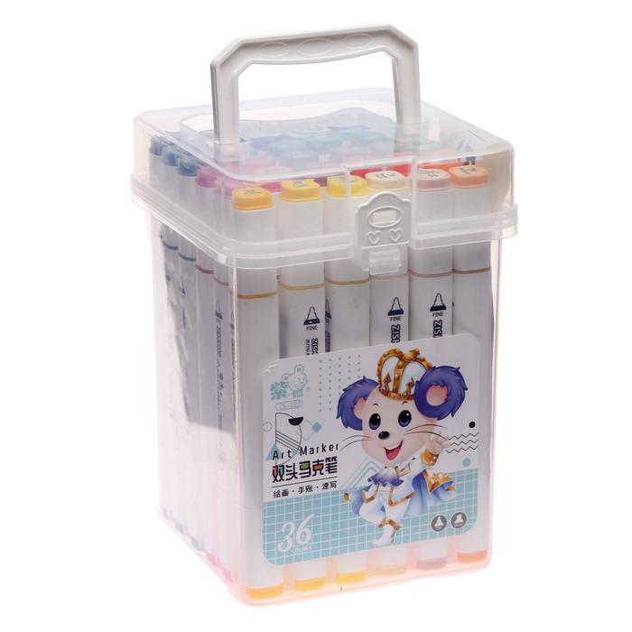 Набор маркеров для скетчинга двусторонние 36 штук/36 цветов
Набор маркеров для скетчинга двусторонние 36 штук/36 цветов