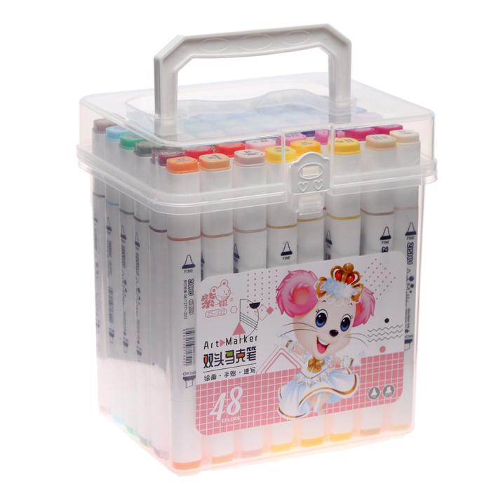 Набор маркеров для скетчинга двусторонние 48 штук/48 цветов
Набор маркеров для скетчинга двусторонние 48 штук/48 цветов