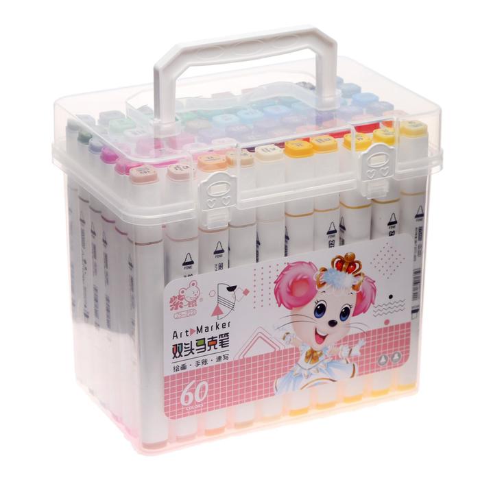 Набор маркеров для скетчинга двусторонние 60 штук/60 цветов
Набор маркеров для скетчинга двусторонние 60 штук/60 цветов