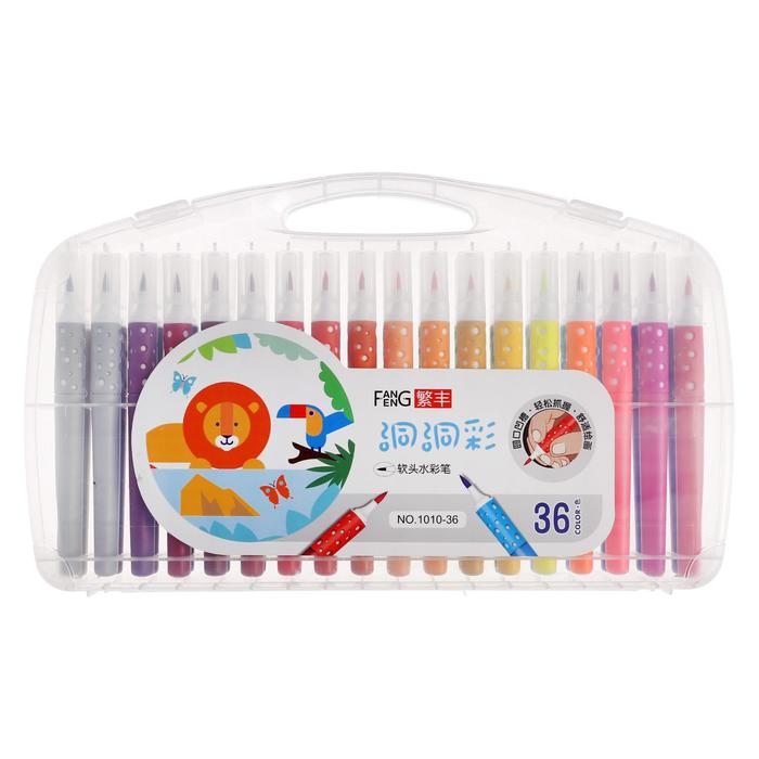 Набор маркеров профессиональных с мягкой кистью 36 цветов
Набор маркеров профессиональных с мягкой кистью 36 цветов