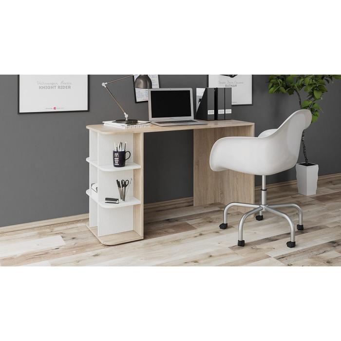 Стол письменный №3 1200х750х510 Дуб Сонома/Белый Ясень
Стол письменный №3 1200х750х510 Дуб Сонома/Белый Ясень