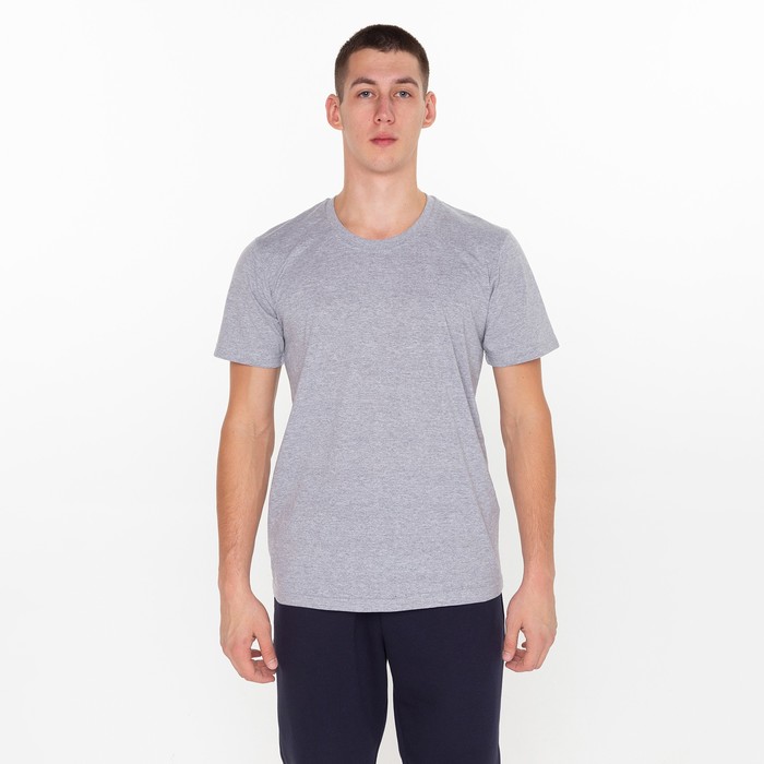 Футболка мужская однотонная, цвет серый МИКС, размер 52
Футболка мужская однотонная, цвет серый МИКС, размер 52