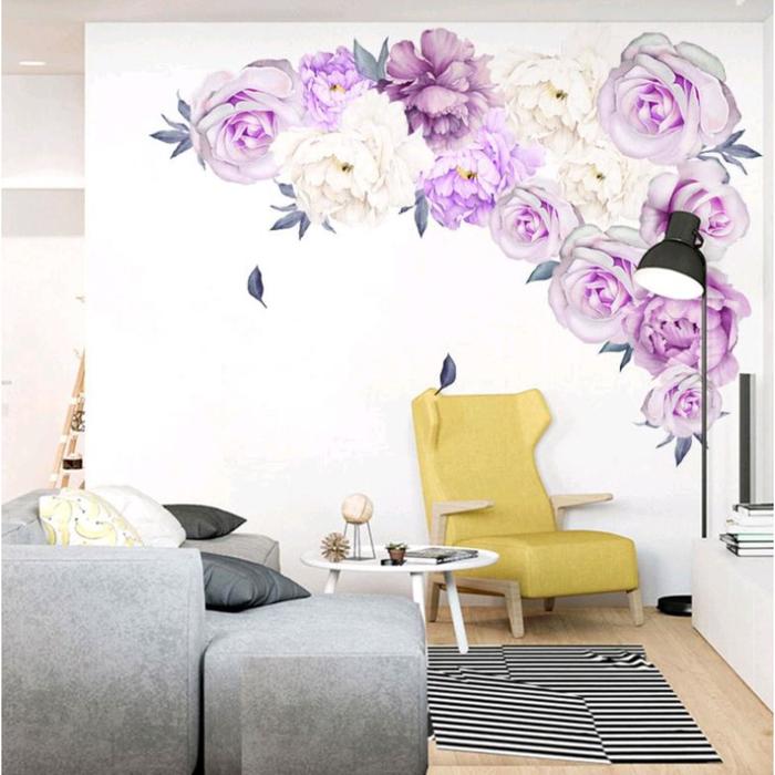 Наклейка пластик интерьерная цветная "Сиреневые розы" 30х60 см набор 2 листа
Наклейка пластик интерьерная цветная "Сиреневые розы" 30х60 см набор 2 листа