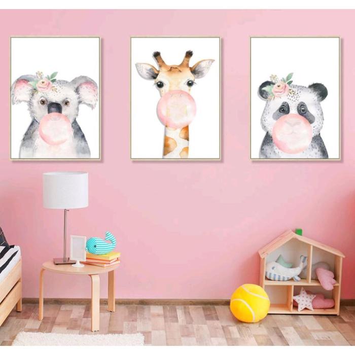 Наклейка пластик интерьерная цветная "Звери с жевательной резинкой" 30х40 см набор 3 листа
Наклейка пластик интерьерная цветная "Звери с жевательной резинкой" 30х40 см набор 3 листа