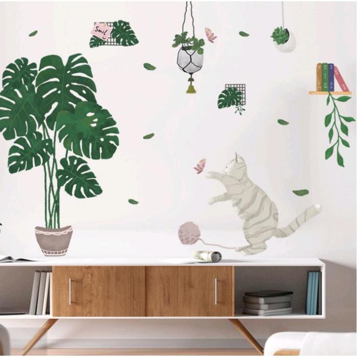 Наклейка пластик интерьерная цветная "Кошечка играет с бабочкой" набор 2 листа 30х90 см
Наклейка пластик интерьерная цветная "Кошечка играет с бабочкой" набор 2 листа 30х90 см