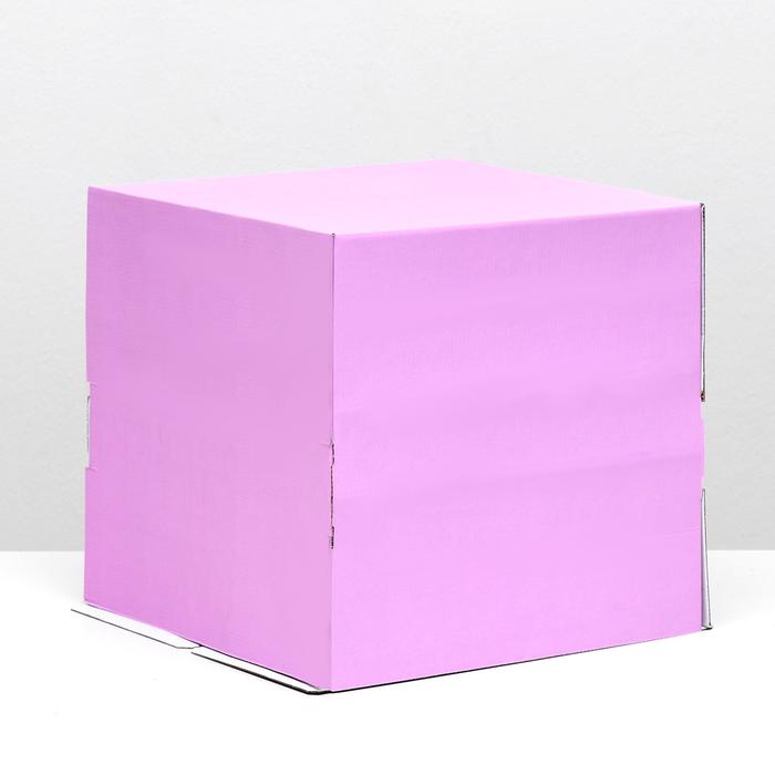 Кондитерская упаковка, без окна, сиреневая, 30 х 30 х 30 см
Кондитерская упаковка, без окна, сиреневая, 30 х 30 х 30 см