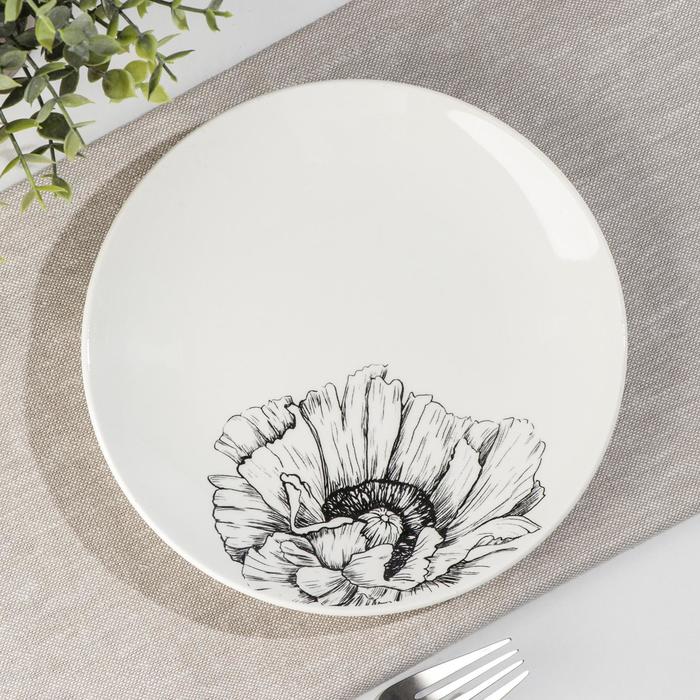 Тарелка «Монохром», d=19 см
Тарелка «Монохром», d=19 см