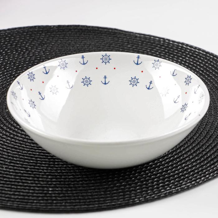 Салатник Кубаньфарфор «Якорь синий», 500 мл, d=17 см 
Салатник Кубаньфарфор «Якорь синий», 500 мл, d=17 см