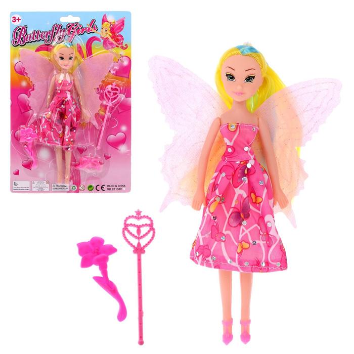 Кукла сказочная «Фея» в платье, с аксессуарами, МИКС
Кукла сказочная «Фея» в платье, с аксессуарами, МИКС