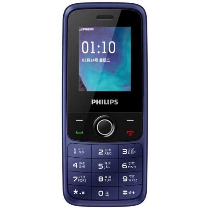 Сотовый телефон PHILIPS E117 Xenium, 1.77", 2sim, 1000 мАч, синий 
Сотовый телефон PHILIPS E117 Xenium, 1.77", 2sim, 1000 мАч, синий