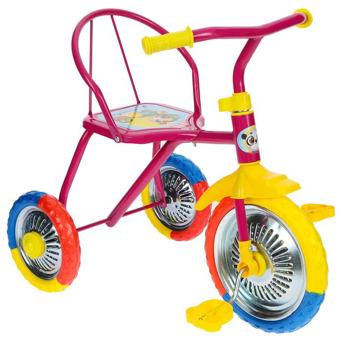 фото Велосипед трёхколёсный micio tr-313, колёса 10"/8", цвет розовый