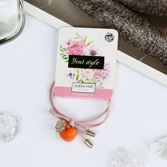 Резинка для волос "Камилла" сердце цветок сверкание, микс 
Резинка для волос "Камилла" сердце цветок сверкание, микс