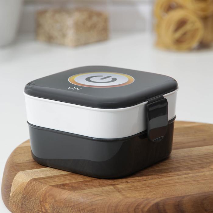 Контейнер для обеда «Кнопка», 2 отделения 400 мл
Контейнер для обеда «Кнопка», 2 отделения 400 мл