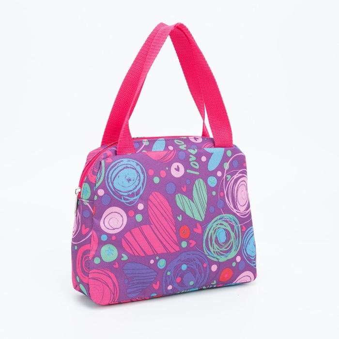 Сумка детская, отдел на молнии, цвет сиреневый, «Сердца»
Сумка детская, отдел на молнии, цвет сиреневый, «Сердца»